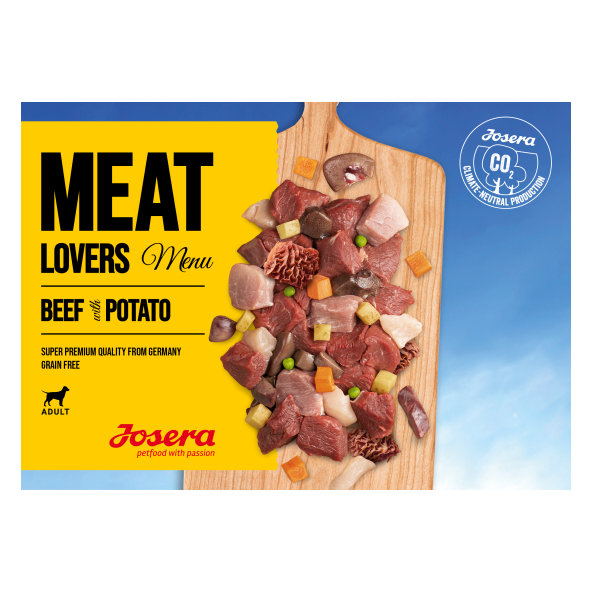 Josera Dog Meat Lovers Beef with Potato konzerva pre psy s hovädzím mäsom a zemiakmi 800g