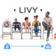 KINDERKRAFT SELECT set Livy Oak stolička + Calmee lehátko Premium