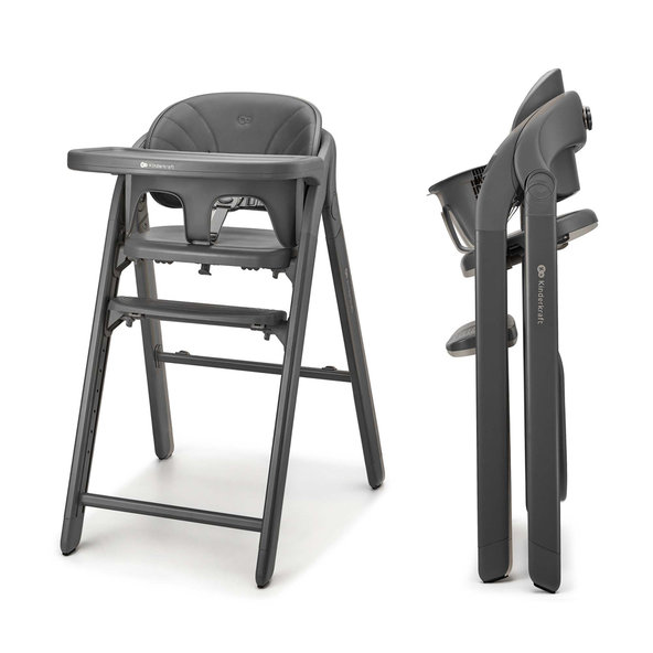Kinderkraft jedálenská stolička Tino Grey