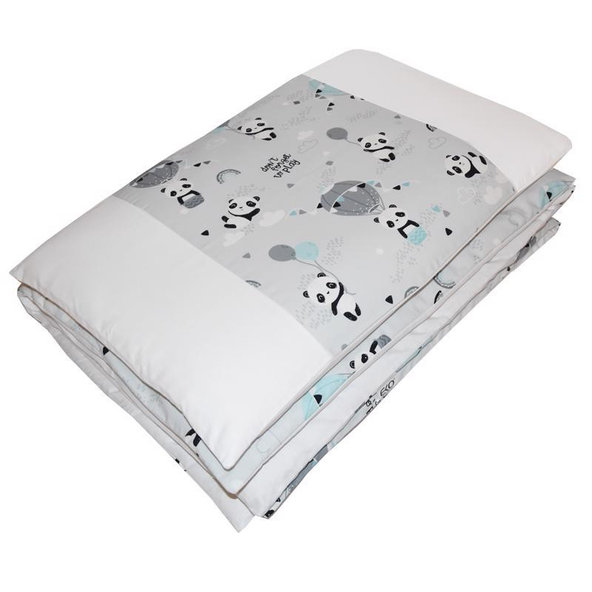 EKO Bielizeň posteľná 2-dielna Panda 90x120cm + 40x60cm