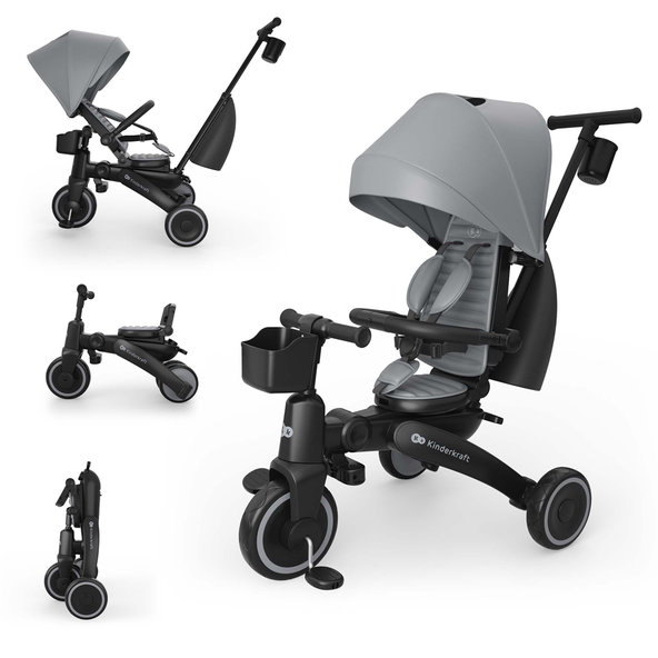 KINDERKRAFT Trojkolka Jazz 3 Grey 9m+