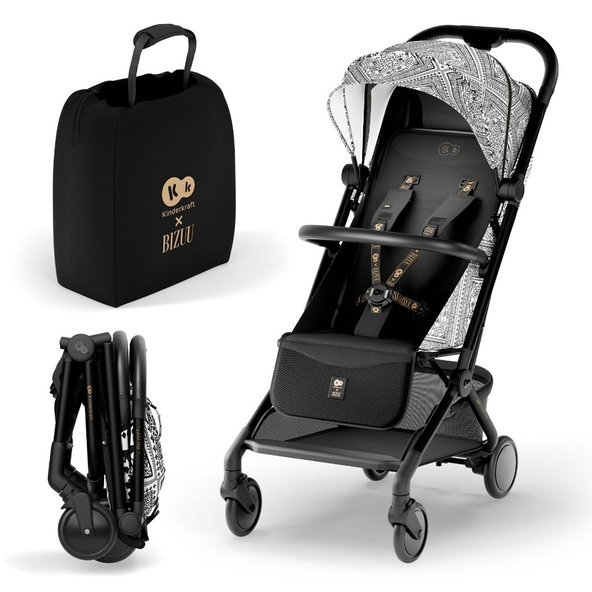 KINDERKRAFT Kočík športový Pilot 2 Lunar Black Bizuu