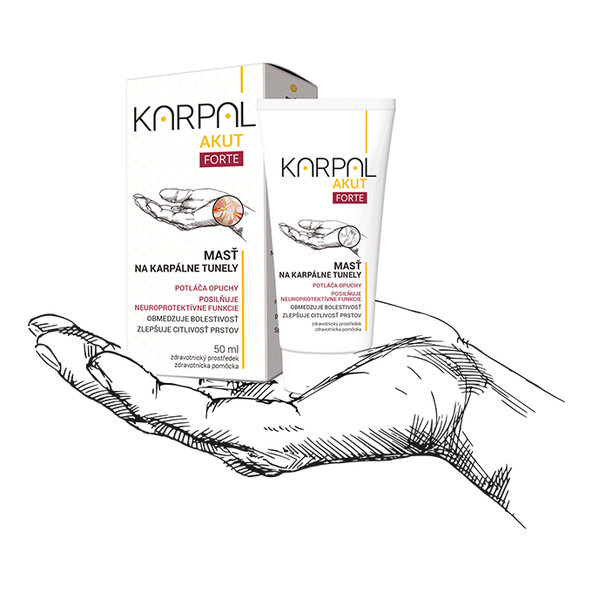KARPAL AKUT FORTE masť na karpálne tunely 50ml