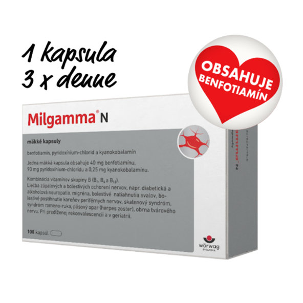 Milgamma N proti bolesti chrbta 100tbl