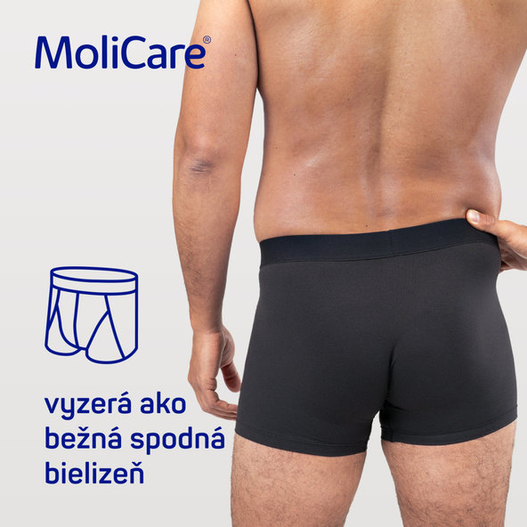 MoliCare MEN M absorpčná spodná bielizeň 1 ks + X-Change vložka 5 ks