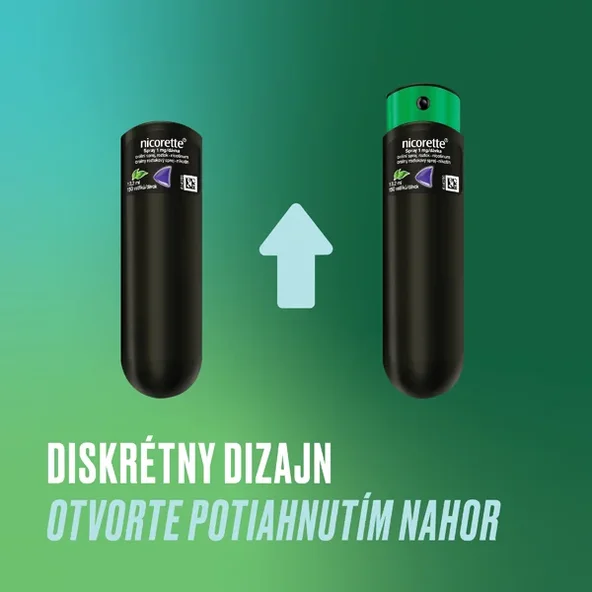 Nicorette Spray proti fajčeniu 2ks 13,2ml, mäta