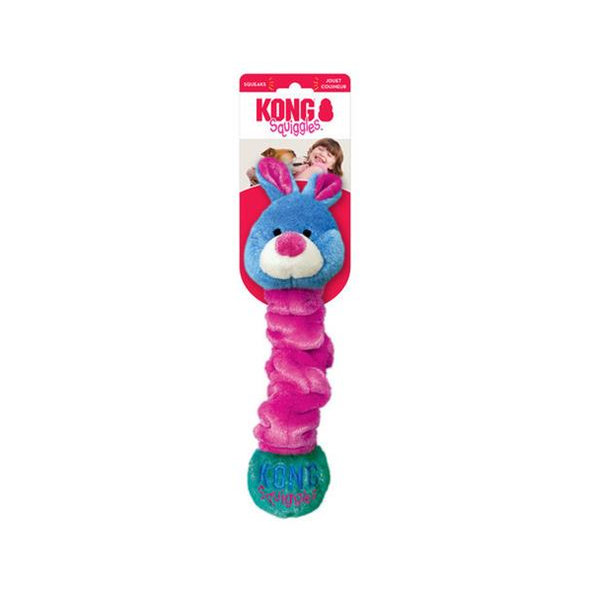 Kong Dog Squiggles Assorted postavička, polyester, hračka pre psy M