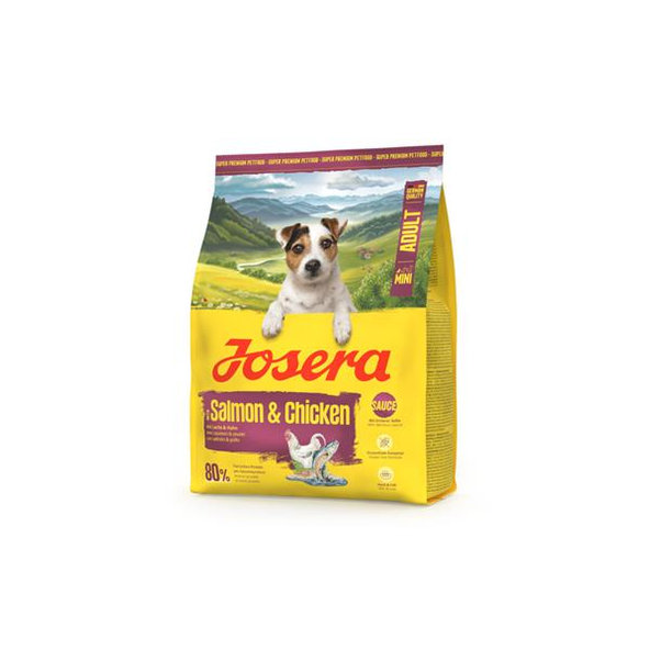 Josera Dog Mini Adult Salmon & Chicken granule pre psy 0,9 kg
