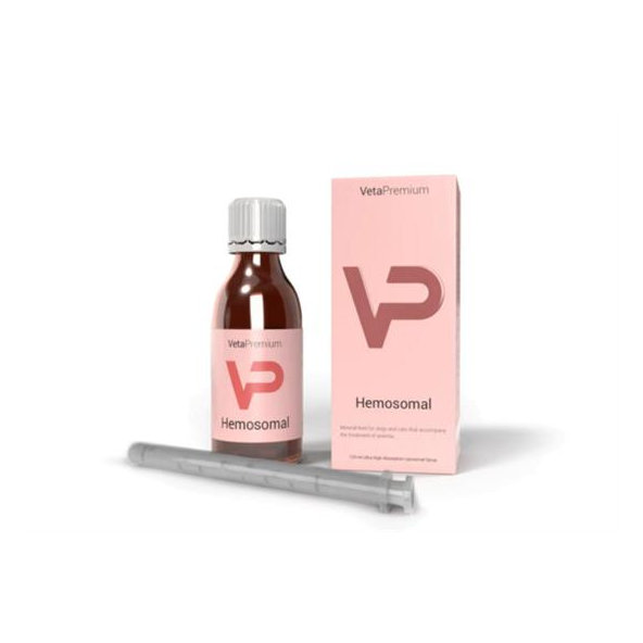 VetaPro Hemosomal na podporu liečby anémie pre psy a mačky 120 ml
