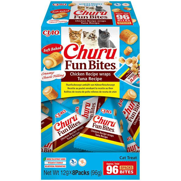 Inaba Churu Fun Bites dog maškrta pre psy kura s tekvicou 8x12 g