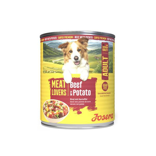 Josera Dog Meat Lovers Beef with Potato konzerva pre psy hovädzie a zemiak 800 g