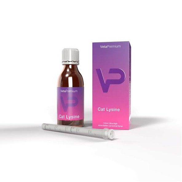 VetaPro Cat Lysine doplnkové krmivo pre mačky 120 ml