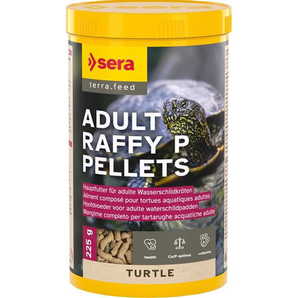 Sera Adult Raffy P Pellets krmivo pre vodné korytnačky a mäsožravé plazy 100 ml