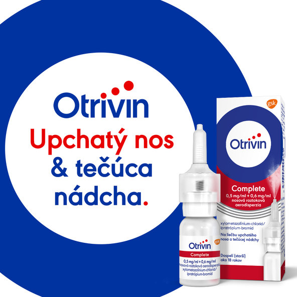 Otrivin Complete nosový sprej na upchatý nos 10ml