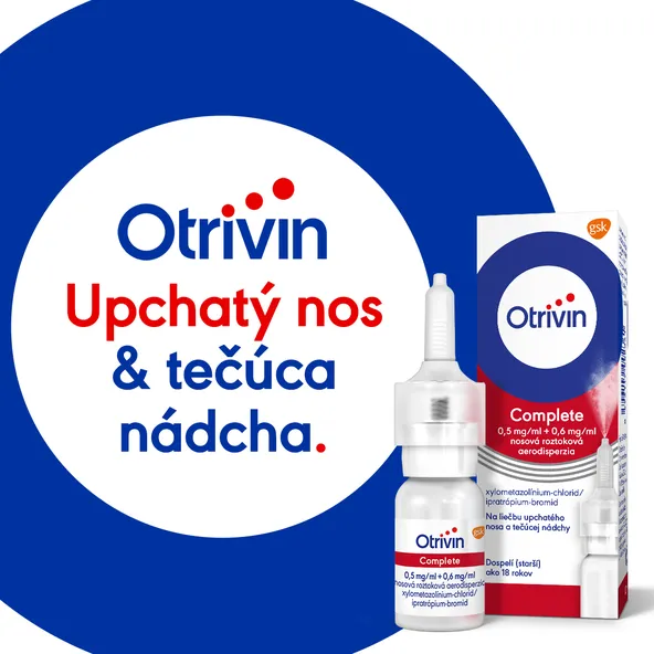 Otrivin Complete nosový sprej na upchatý nos 10ml