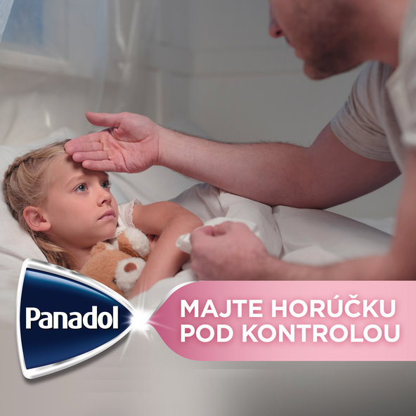 Panadol sirup proti horúčke a bolesti pre deti s príchuťou jahoda 100ml