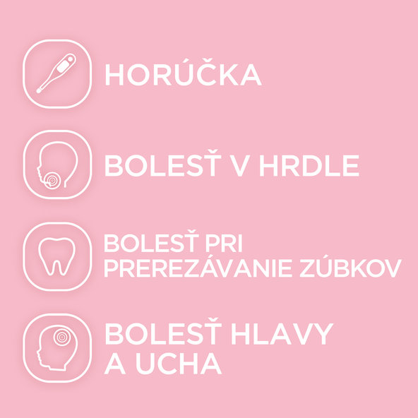 Panadol sirup proti horúčke a bolesti pre deti s príchuťou jahoda 100ml