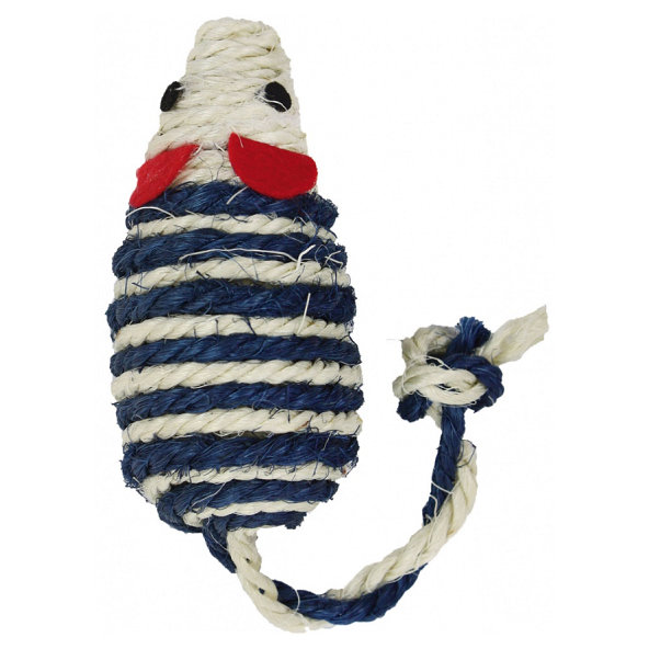Pet Nova CAT sisalmouse 5 hračka pre mačky sisalová myš 10x5cm