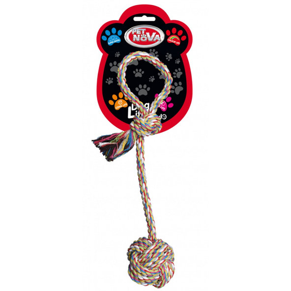 Pet Nova ROPE-BALLONROPE bavlnená hračka pre psy 9cm