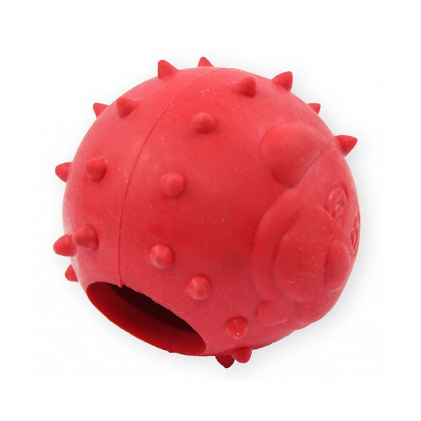 Pet Nova TPR SNACKBALLDOG RED hračka pre psy 6,5cm