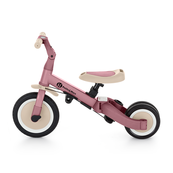 PETITE&MARS Trojkolka multifunkčná 5v1 Turbo Dusty Rose