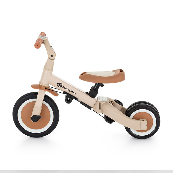 PETITE&MARS Trojkolka multifunkčná 5v1 Turbo Plus Desert Sand