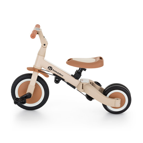 PETITE&MARS Trojkolka multifunkčná 5v1 Turbo Plus Desert Sand