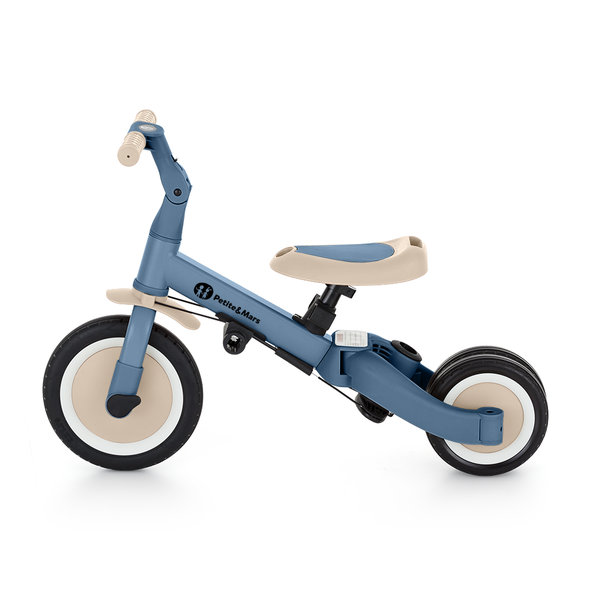 PETITE&MARS Trojkolka multifunkčná 5v1 Turbo Plus Ocean Blue