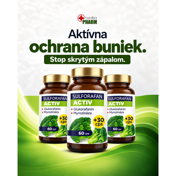 Pharmed New Sulforafan Activ 60 + 30 kapsúl zadarmo