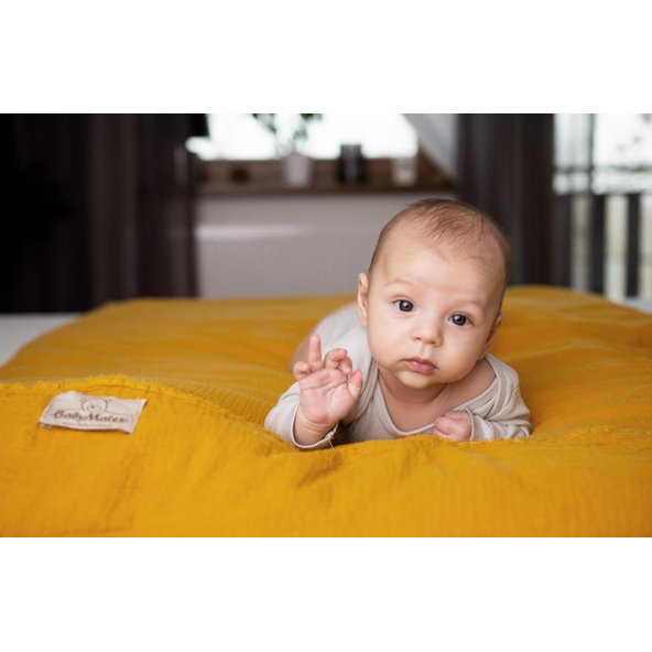 BABYMATEX Bielizeň posteľná Muslin Horčicová 2-dielna