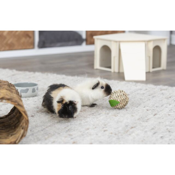 TRIXIE loptička z trávy pre hlodavce 7cm