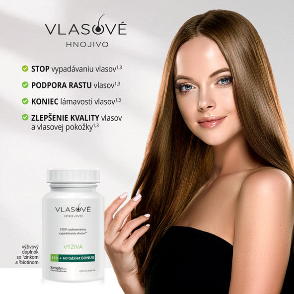 Vlasové hnojivo proti vypadávaniu vlasov 150+60tbl