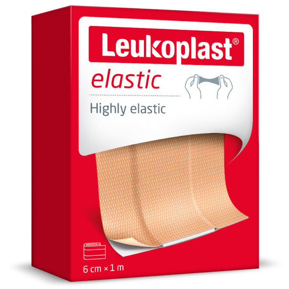 LEUKOPLAST ELASTIC pás 6cmx1m, 1ks