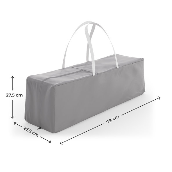 KINDERKRAFT Postieľka cestovná Leody Up Grey