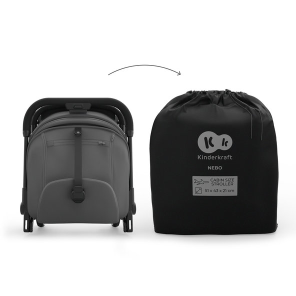 KINDERKRAFT Kočík športový Nebo Platinum Grey