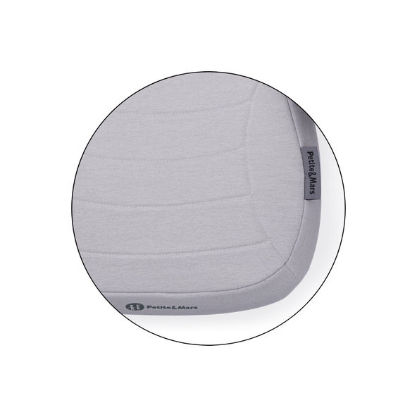 PETITE&MARS Podsedák Zuno Gentle Grey 125 - 150 cm