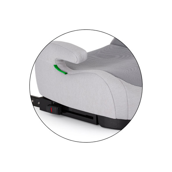 PETITE&MARS Podsedák Optimus Pro i-Size Air Gentle Grey 125-150 cm