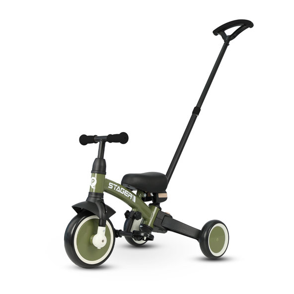 QPLAY Trojkolka Stager 3v1 zelená do 25 kg