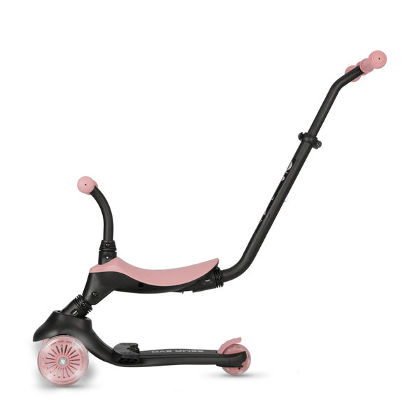 QPLAY Odrážadlo a kolobežka Sema Evo 6v1 Coral Pink 12 m+