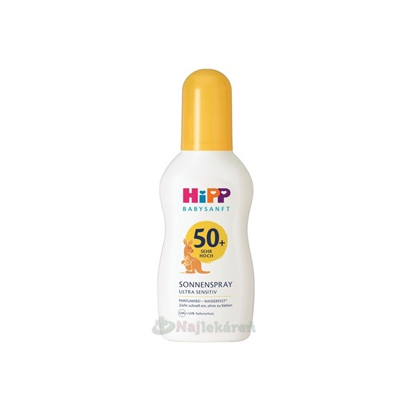 HiPP BABYSANFT Ochrana proti slnku SPF50+ sprej 150 ml