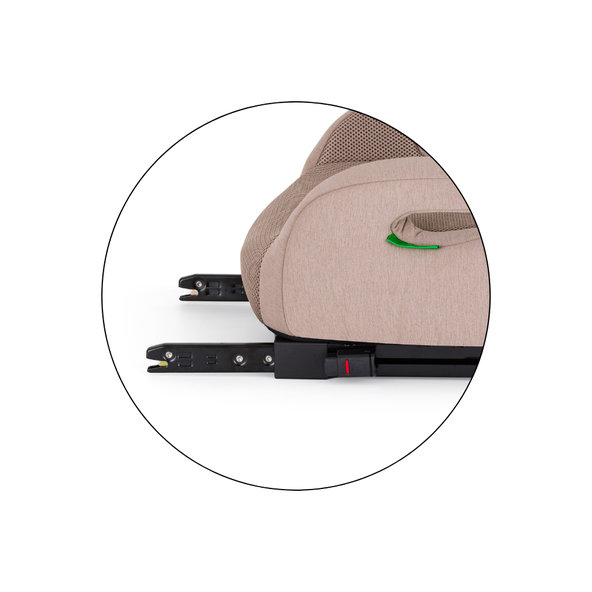 PETITE&MARS Podsedák Optimus Pro i-Size Air Tan Brown 125-150 cm