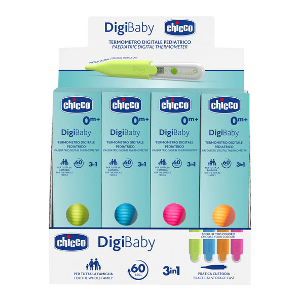 CHICCO Teplomer digitálny Digi Baby ružový