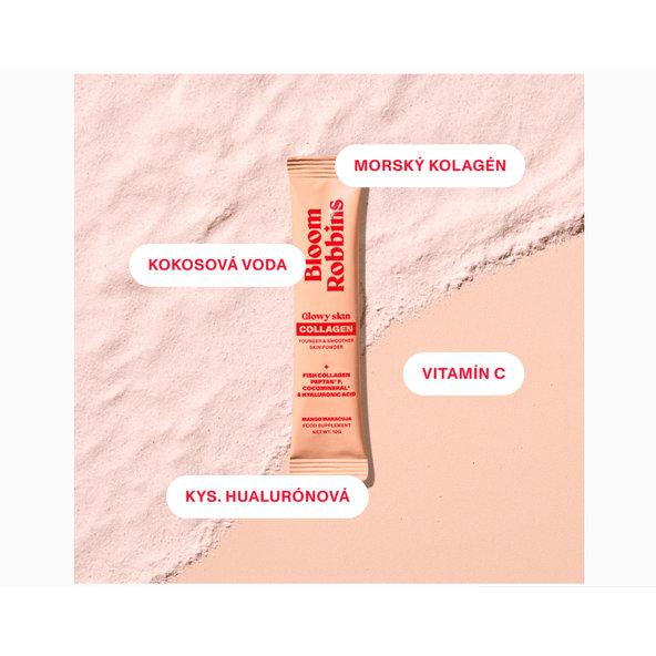 Bloom Robbins Glowy Skin - COLLAGEN práškový kolagén 30ks