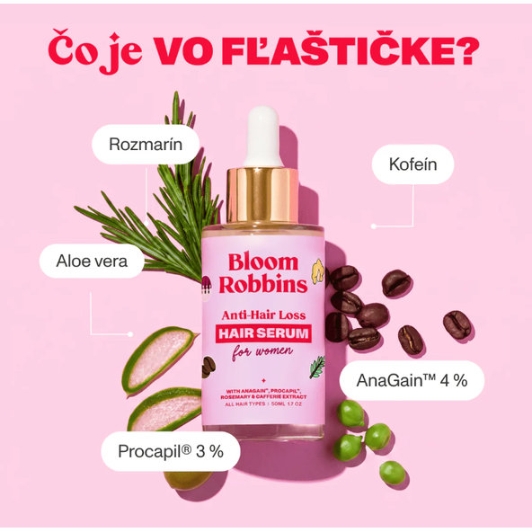 Bloom Robbins ANTI-HAIR LOSS sérum proti vypadávaniu vlasov pre ženy 50ml