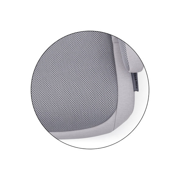 PETITE&MARS Podsedák Optimus Pro i-Size Air Gentle Grey 125-150 cm