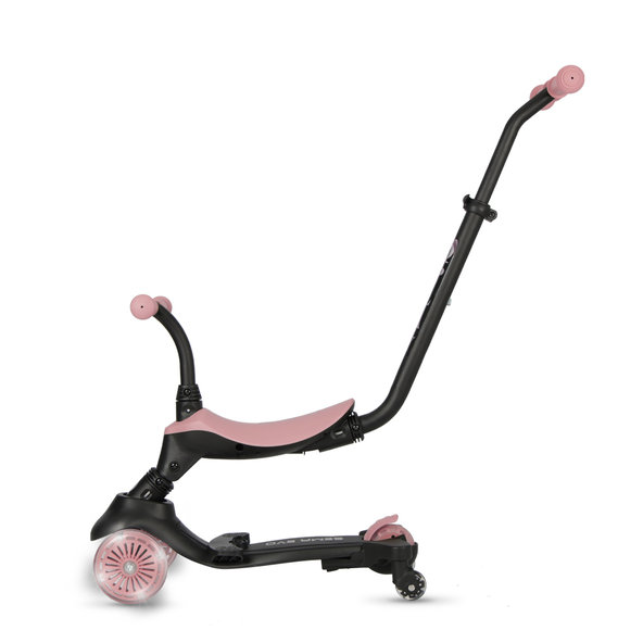 QPLAY Odrážadlo a kolobežka Sema Evo 6v1 Coral Pink 12 m+