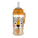 Canpol Babies BabiesBoo nevytekajúca fľaša so slamkou Gepard 350 ml