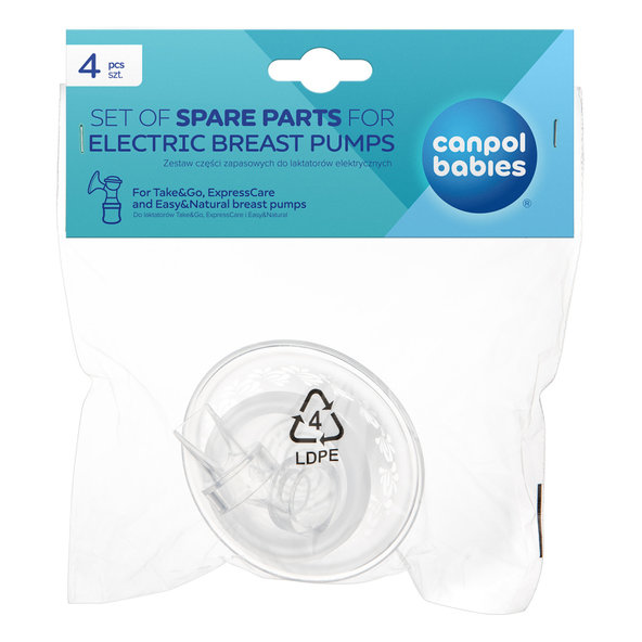 Canpol Babies Náhradné diely pre odsávačky Take&Go a ExpressCare 4 ks