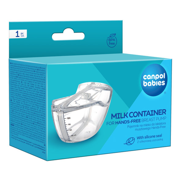 Canpol Babies Zásobník na materské mlieko k odsávačke Hands-Free 120ml
