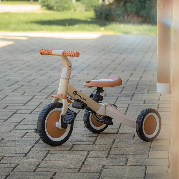 PETITE&MARS Trojkolka multifunkčná 5v1 Turbo Plus Desert Sand